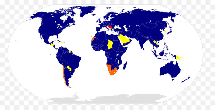 Mapa Mundial，Países PNG