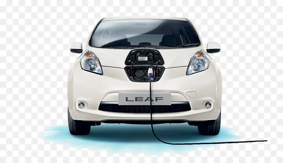 2018 Nissan Leaf，Vehículo Eléctrico PNG