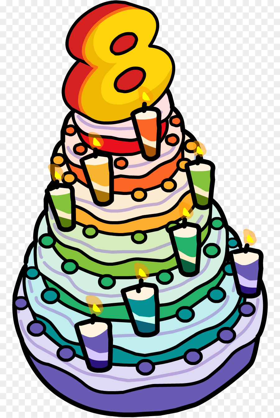 Club Penguin，Pastel De Cumpleaños PNG