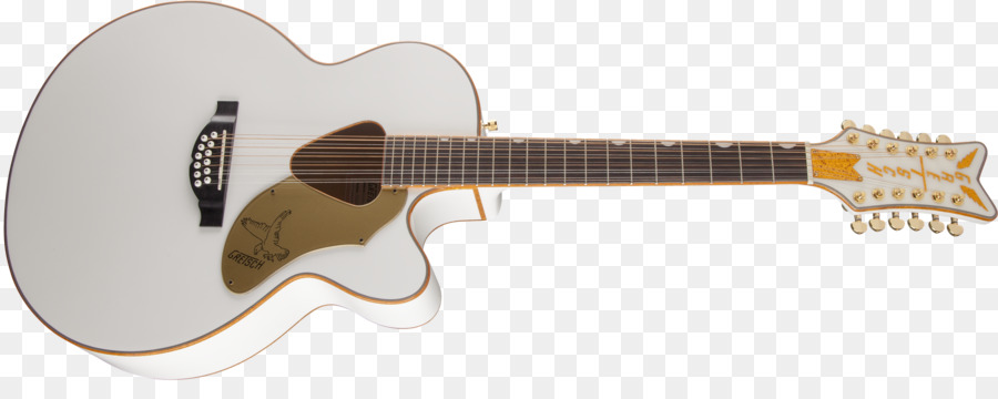 Twelvestring Guitarra，Gretsch White Falcon PNG