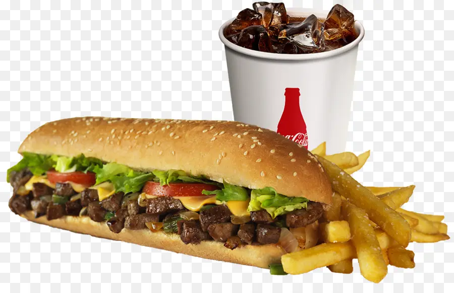 Comida Tipo Sándwich，Papas Fritas PNG