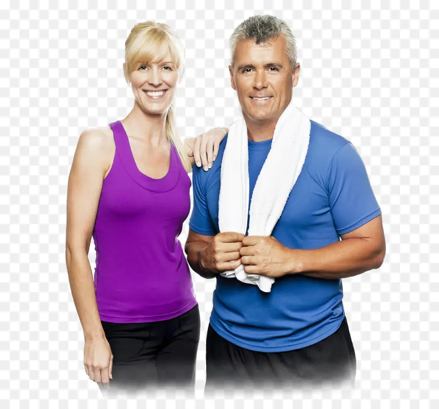 Pareja De Fitness，Ejercicio PNG