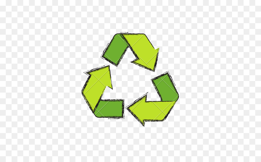 Símbolo De Reciclaje，Verde PNG