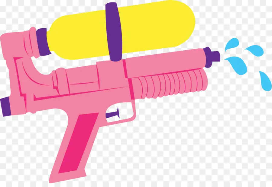 Pistola De Agua，Rosa PNG