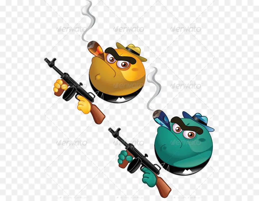 Emojis De Gángsters，Armas PNG