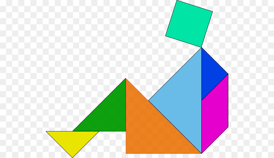 Tangram，Rompecabezas PNG