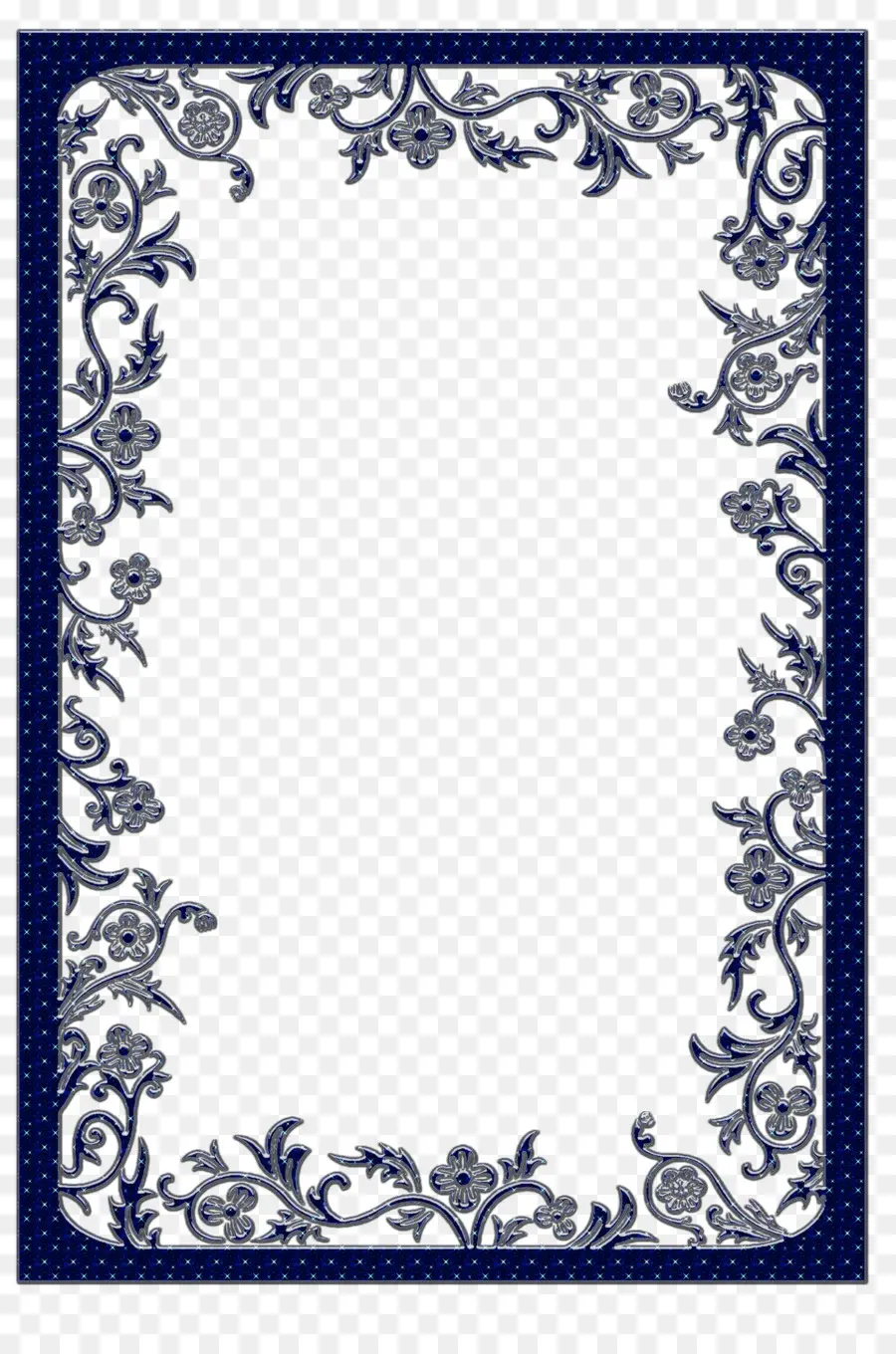 Borde Floral，Decorativo PNG