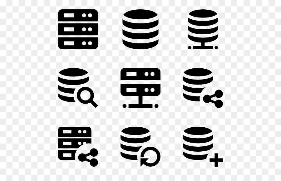 Iconos De Base De Datos，Datos PNG