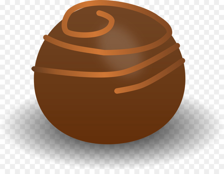 Trufa De Chocolate，Dulce PNG