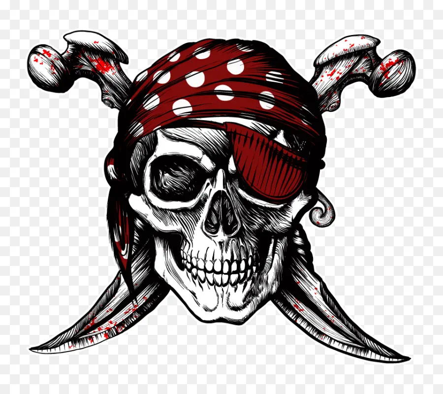 Jolly Roger，Tatuaje PNG