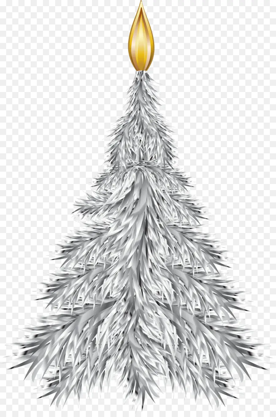 Árbol De Navidad，Vela PNG