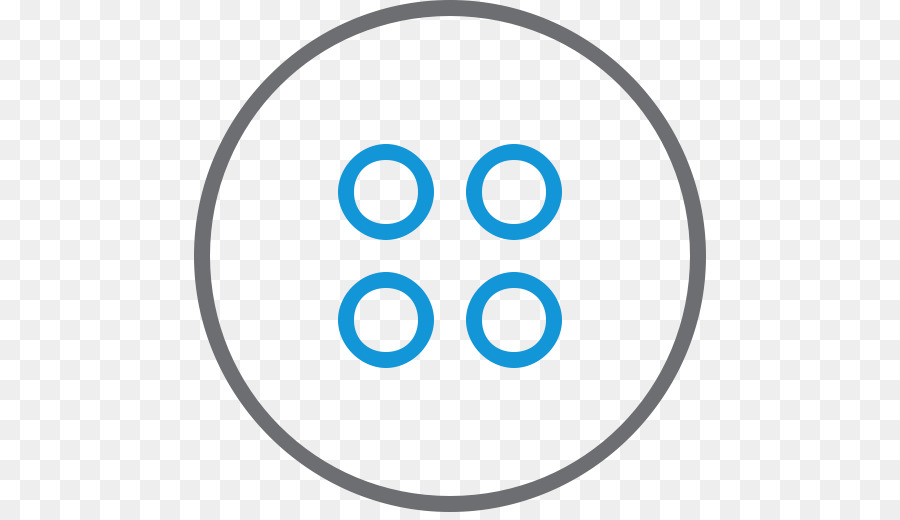 Círculo Azul Con Puntos，Icono PNG