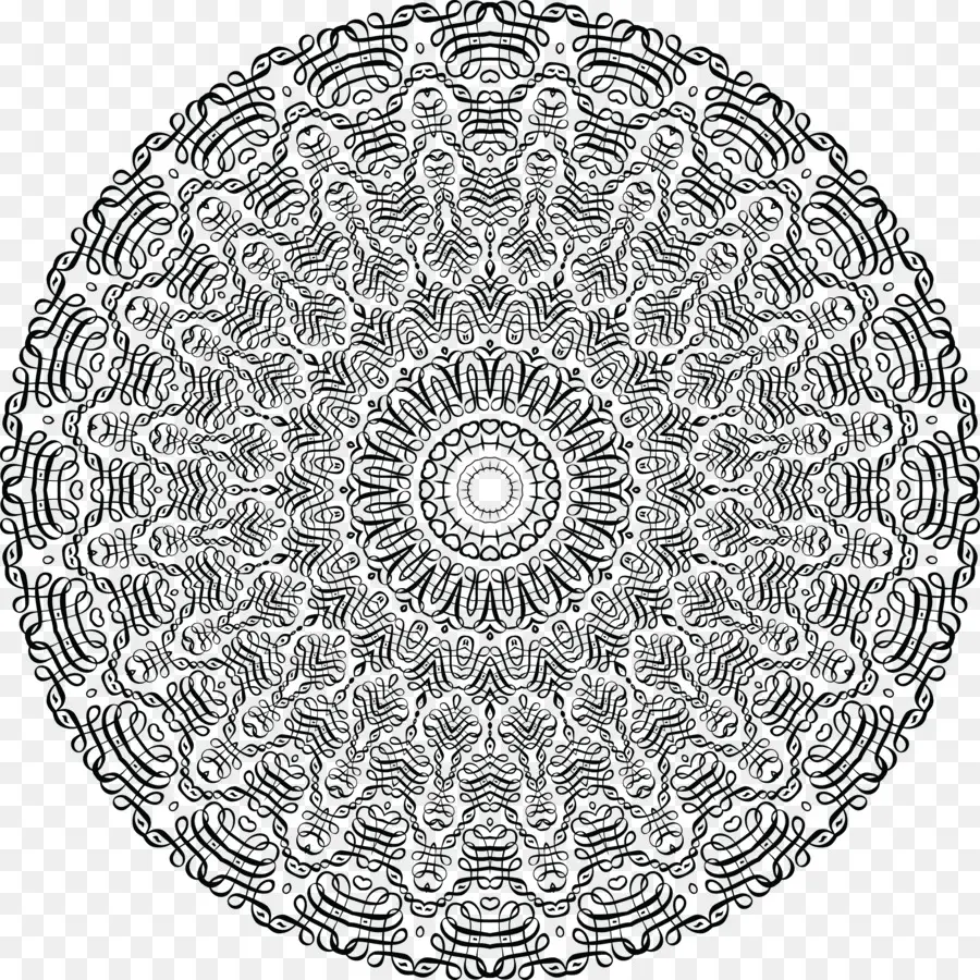 Mandala，Libro Para Colorear PNG