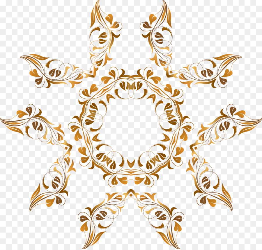 Flor，Oro PNG