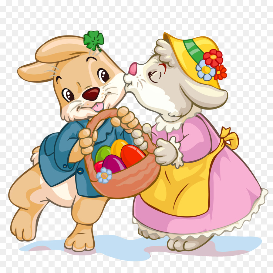 Conejitos De Pascua，Cesta PNG