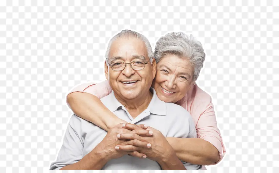 Pareja De Ancianos，Abrazando PNG