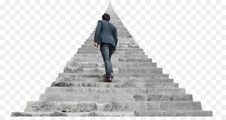 Hombre Subiendo Escaleras，Pasos PNG