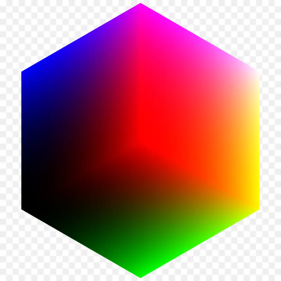 Cubo De Color，Gradiente PNG