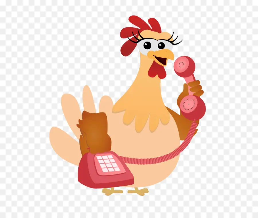 Pollo Con Teléfono，Gallina PNG