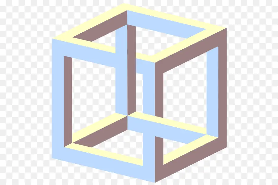 Imposible Cubo，Cubo De Necker PNG