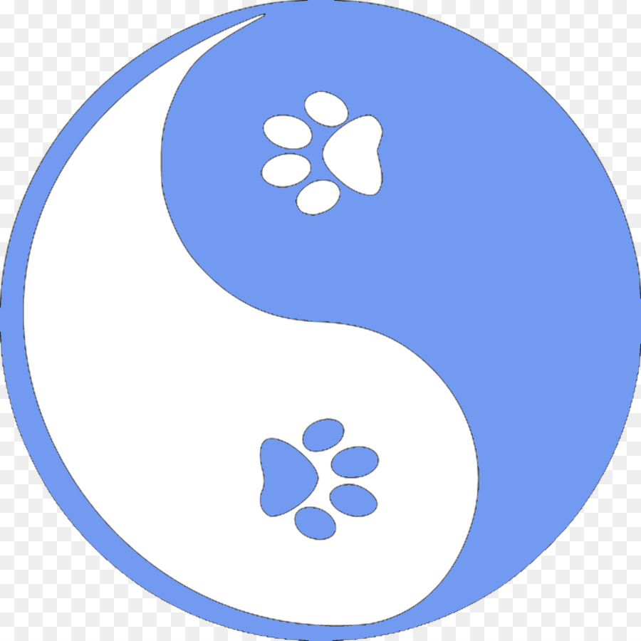 Yin Yang Con Huellas De Patas，Balance PNG