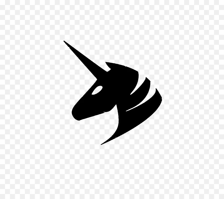 Silueta De Unicornio，Mítico PNG