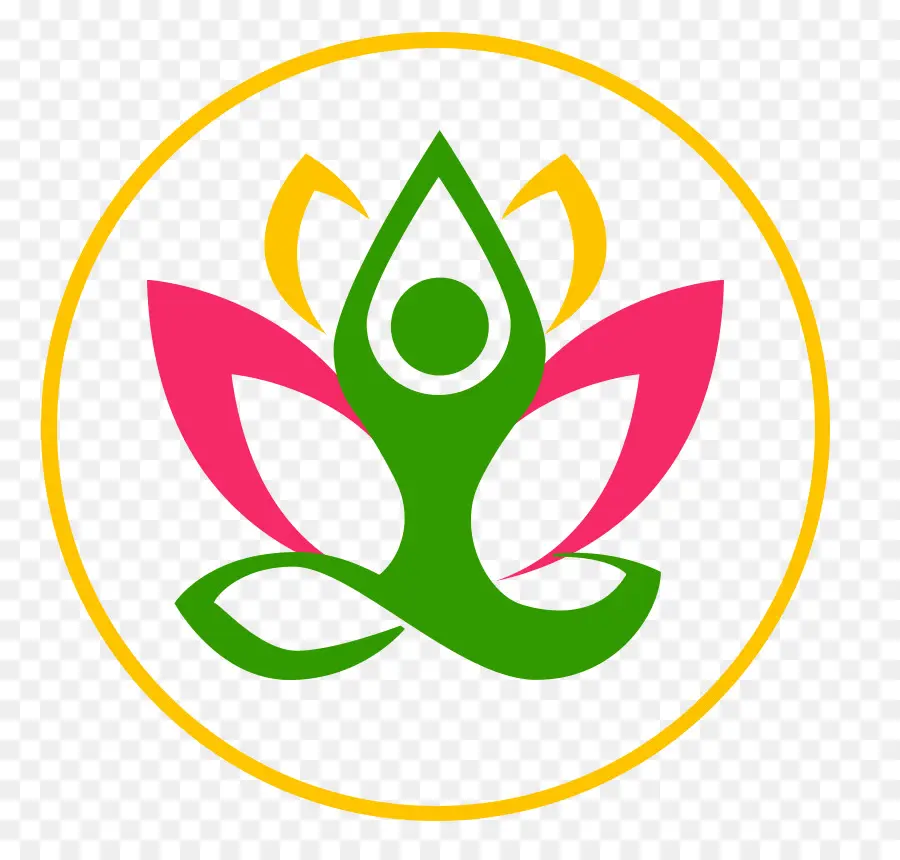 Logotipo De Yoga，Loto PNG