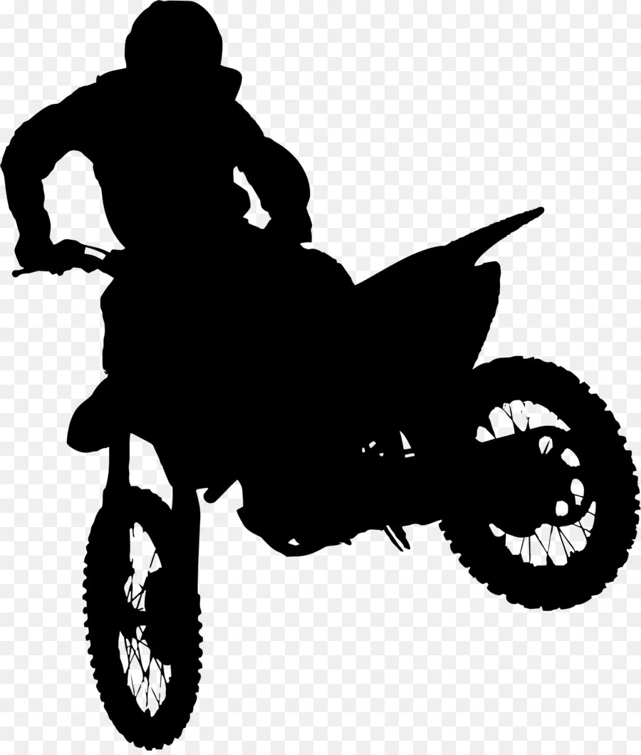 Motocross，Silueta PNG