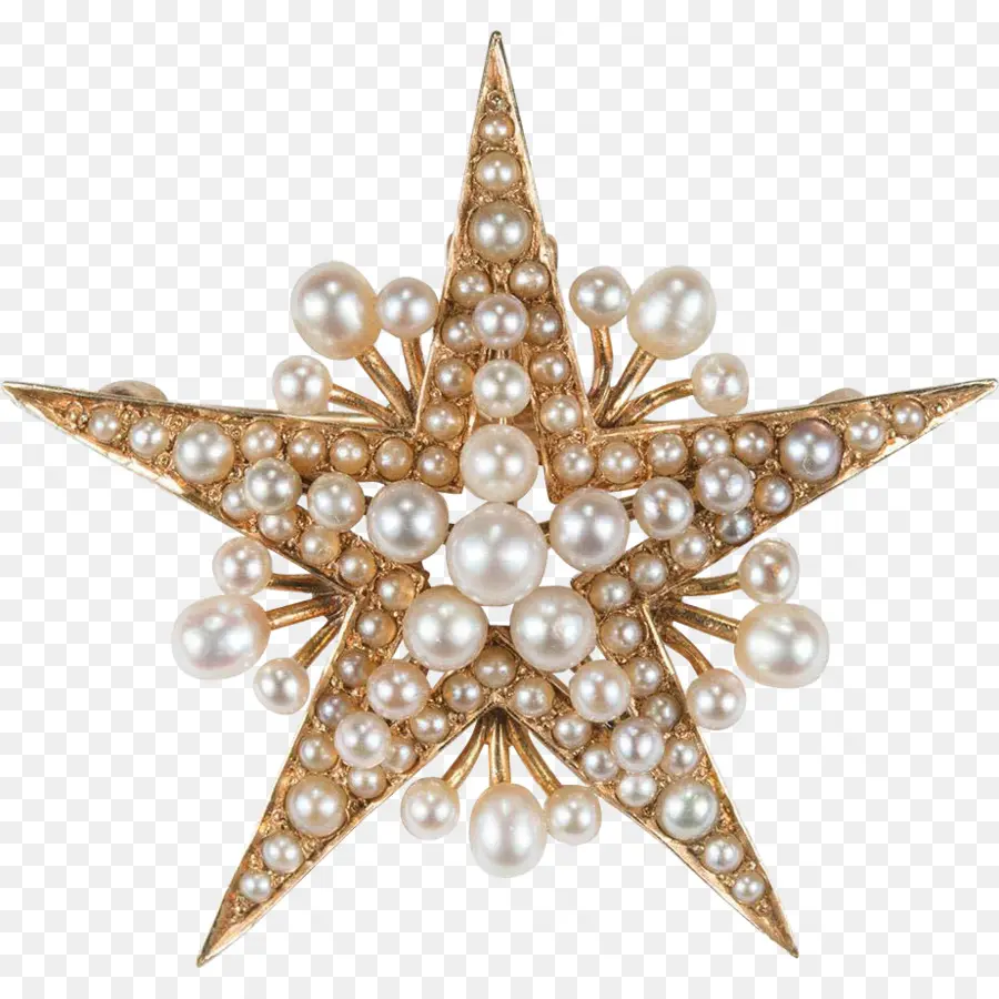 Broche Estrella，Perlas PNG