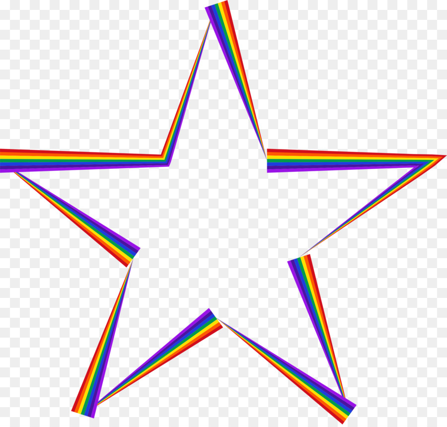 Estrella Colorida，Forma PNG