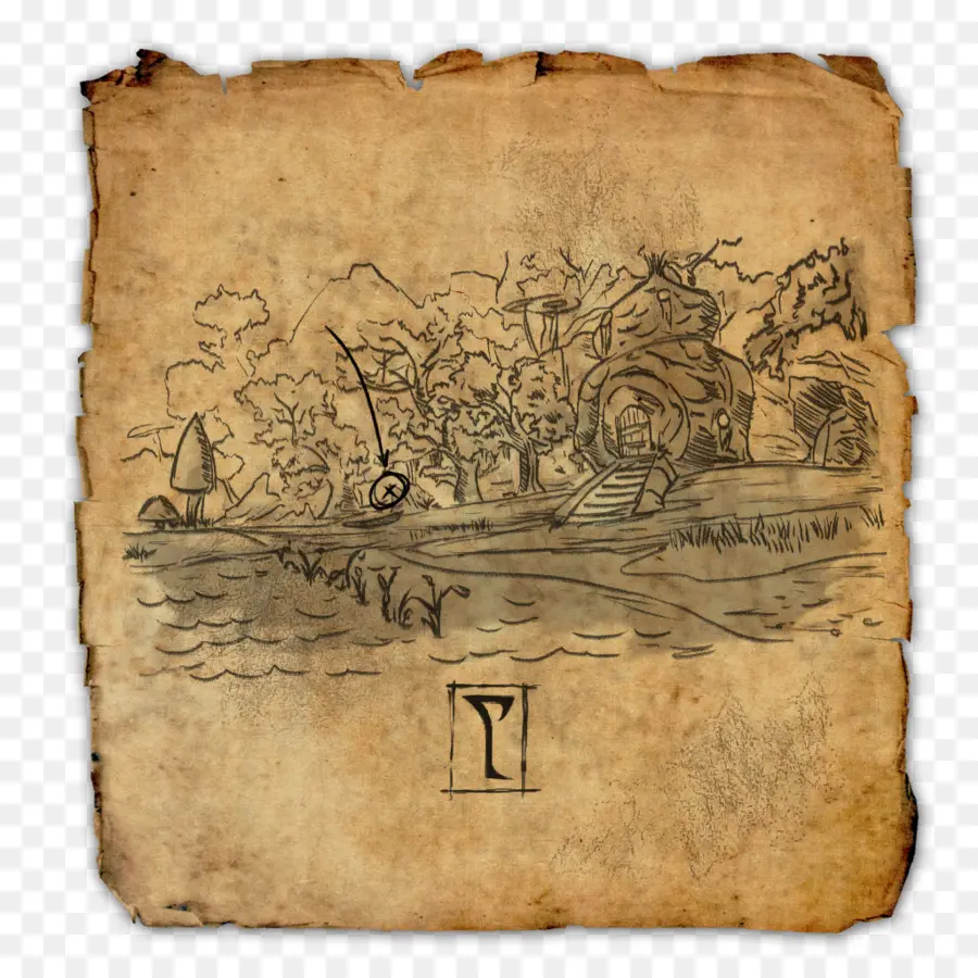 Elder Scrolls Online，Mapa Del Tesoro PNG
