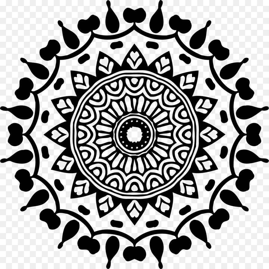 Mandala，Floral PNG