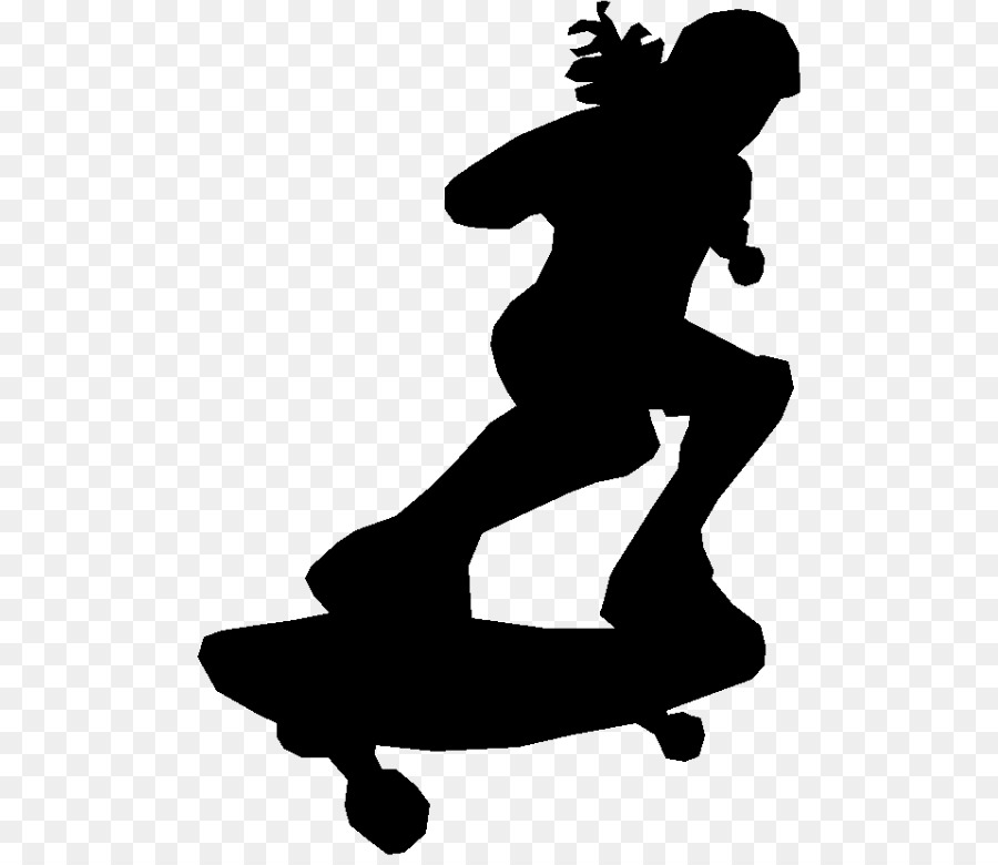 Silueta De Skater，Patinaje PNG