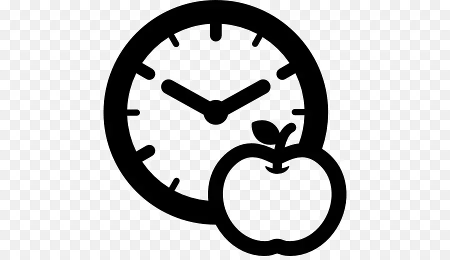 Reloj Y Manzana，Tiempo PNG