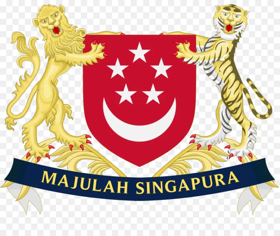Singapur，Escudo De Armas PNG