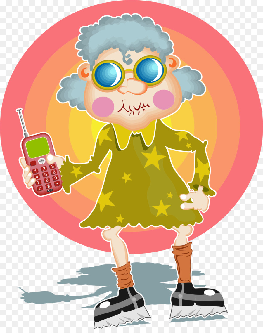 Abuela De Dibujos Animados，Anteojos PNG