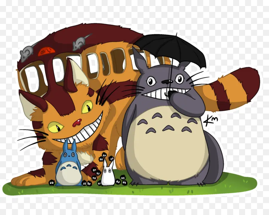 Totoro Y Sus Amigos，Animado PNG