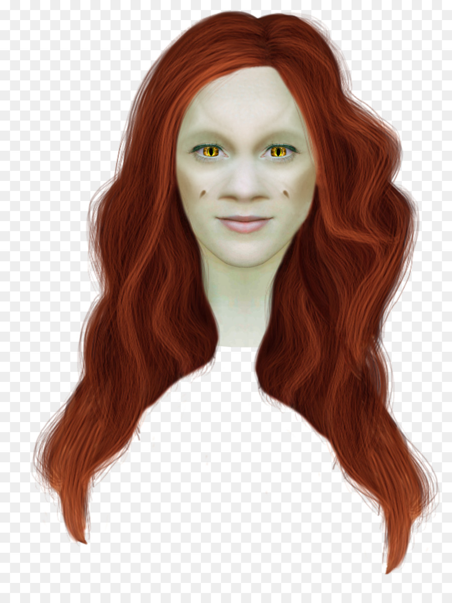 Personaje De Fantasía，Pelo Rojo PNG