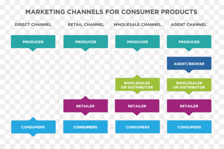 Canal De Comercialización，Distribución PNG