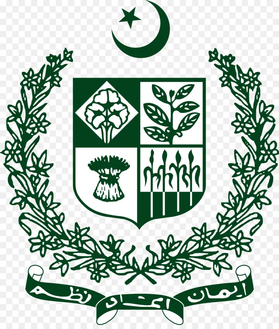 Pakistán，Emblema Del Estado De Pakistán PNG