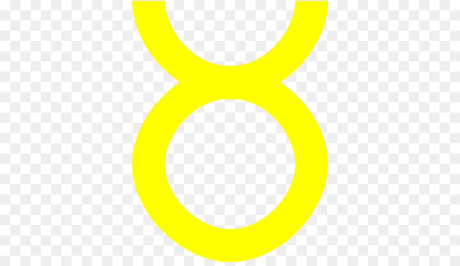 Símbolo De Tauro，Amarillo PNG