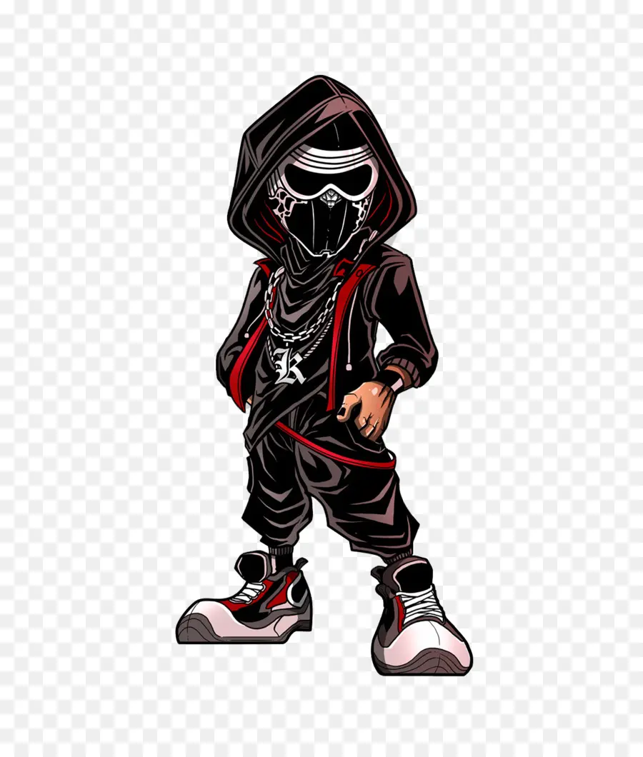 Genial Personaje Enmascarado，Sudadera PNG