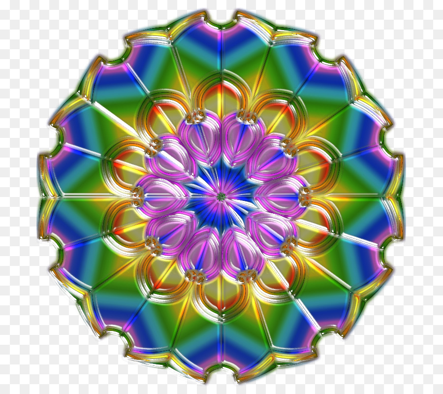 Mandalas Coloridas，Patrón PNG