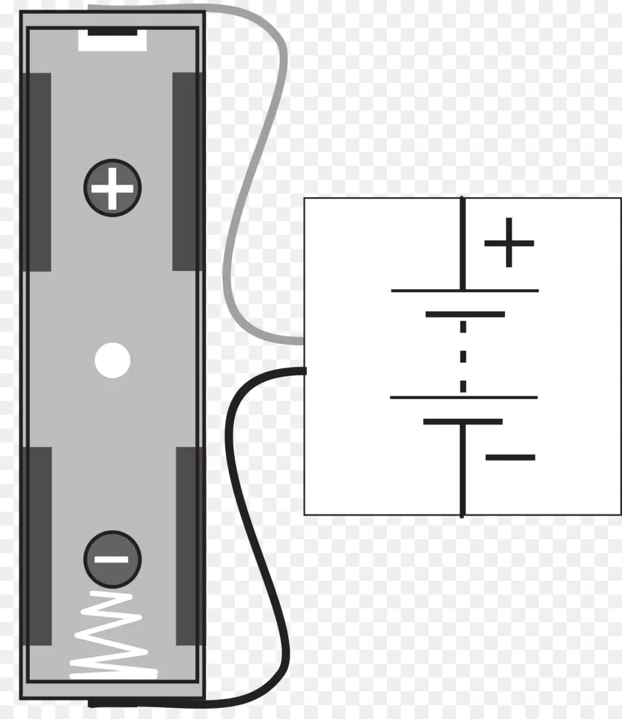 Electrónica Símbolo，Batería PNG