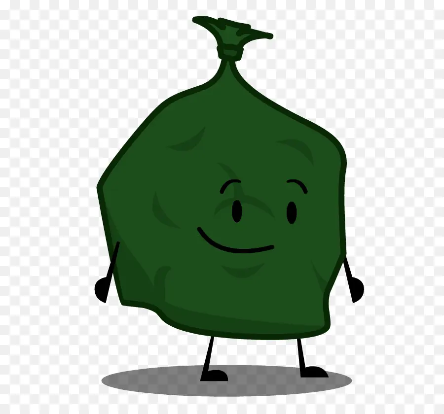 Bolsa De Basura Verde，Dibujos Animados PNG