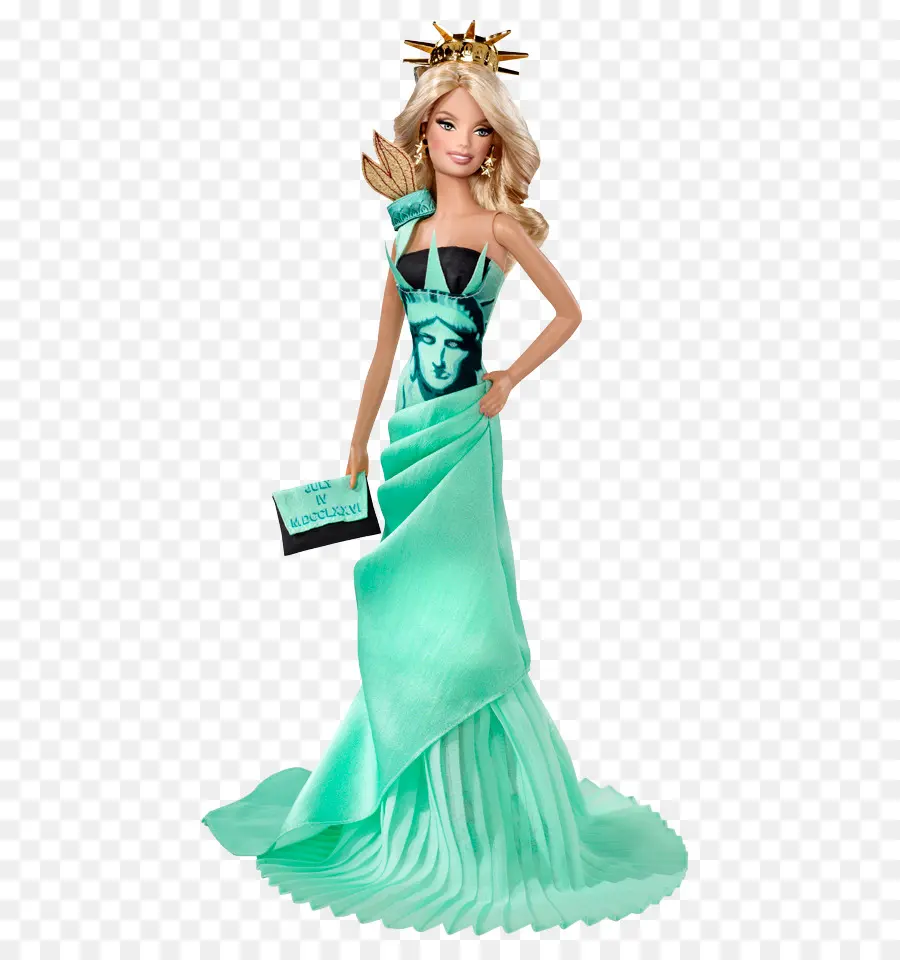 Muñeca Barbie，Estatua De La Libertad PNG