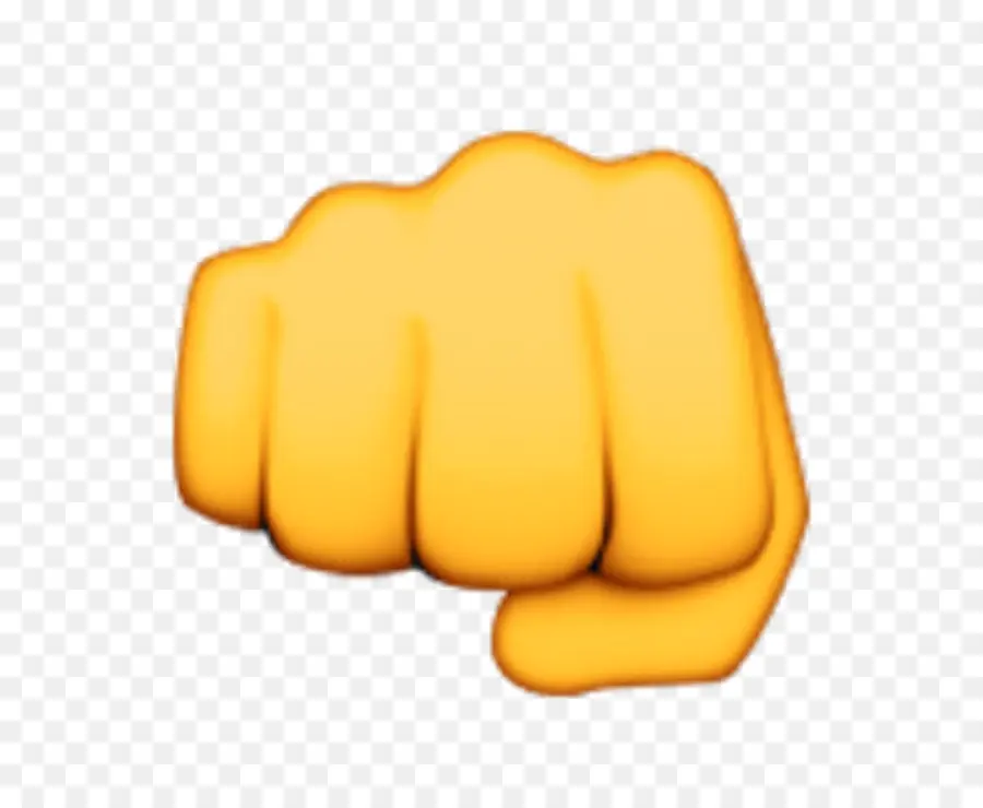 Puño Emoji，Mano PNG