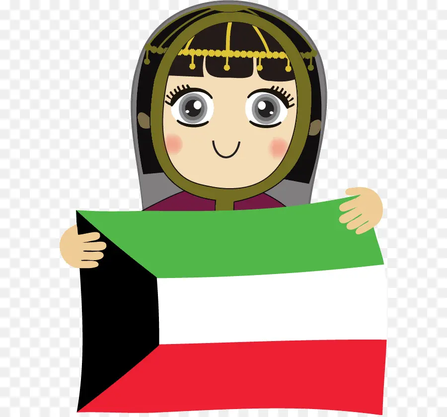 Chica Con Bandera，Emiratos Árabes Unidos PNG