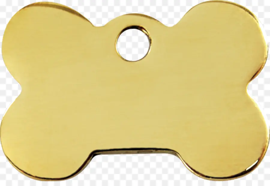 Etiqueta De Perro，Oro PNG