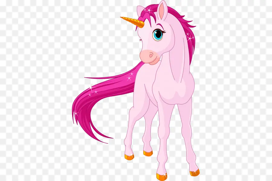 Unicornio，Rosa PNG